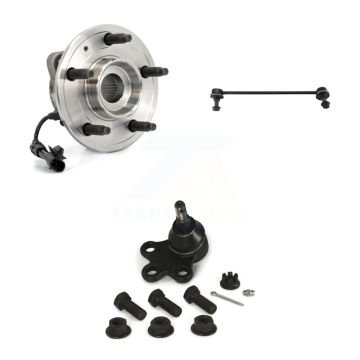 Front Right Hub Bearing Lower Ball Joint & Link Kit For Chevrolet Equinox Pontiac Torrent K77-100983