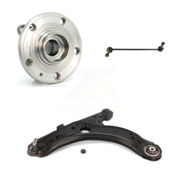 Front Left Hub Bearing Lower Control Arm Link Kit For 2006 Volkswagen Jetta A5 body code K77-101014