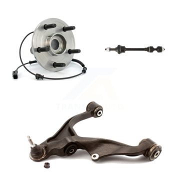Front Left Hub Bearing Lower Control Arm with Ball Joint Link Kit For Ram 1500 Dodge 4WD K77-101029