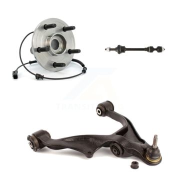 Front Right Hub Bearing Lower Control Arm with Ball Joint Link Kit For Ram 1500 Dodge 4WD K77-101041