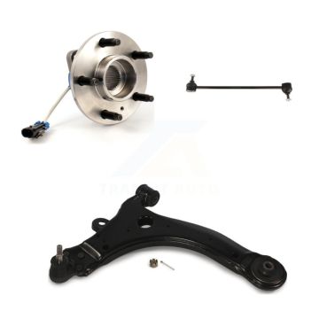 Front Right Hub Bearing Lower Control Arm Link Kit For Pontiac Grand Prix Buick LaCrosse K77-101058