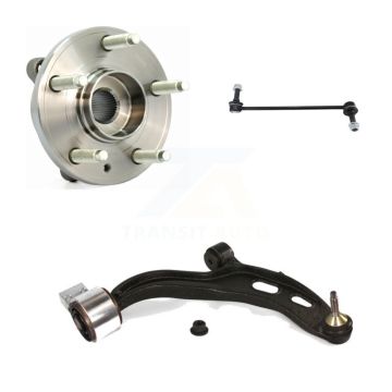 Front Right Hub Bearing Lower Control Arm & Link Kit For Ford Flex Taurus Lincoln MKT MKS K77-101070