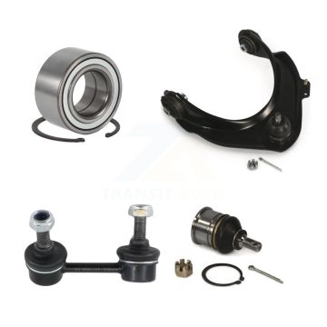 Front Left Wheel Bearing Lower Ball Joint Upper Arm Link Kit For Honda Accord Acura TL CL K77-101081