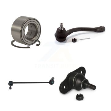 Front Left Bearing Lower Ball Joint Outer Tie Rod End Link Kit For 2006-2011 Kia Rio Rio5 K77-101089