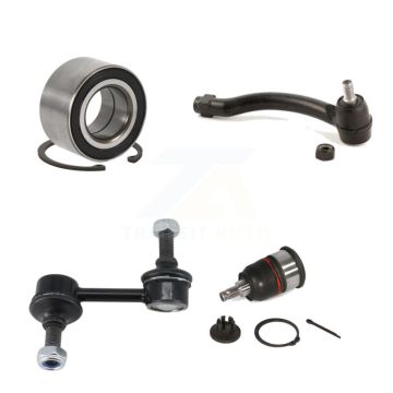 Front Left Wheel Bearing Lower Ball Joint Outer Tie Rod & Link Kit For 2004-2006 Acura TL K77-101092