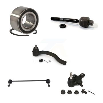Front Left Bearing Lower Ball Joint Tie Rod End Link Kit (5Pc) For Honda Civic Acura ILX K77-101093