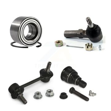 Front Left Wheel Bearing Lower Ball Joint Outer Tie Rod Link Kit For 1998-2002 Mazda 626 K77-101098