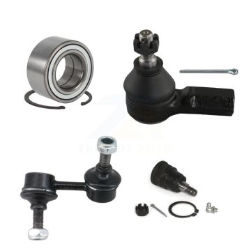 Front Left Wheel Bearing Lower Ball Joint Outer Tie Rod Sway Bar Link Kit For Honda Civic K77-101102