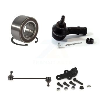 Front Left Wheel Bearing Lower Ball Joint Outer Tie Rod Sway Bar Link Kit For Ford Focus K77-101107