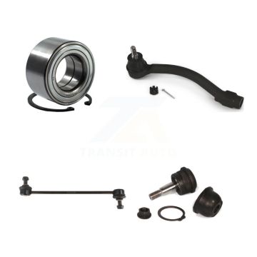 Front Left Bearing Lower Ball Joint Outer Tie Rod & Link Kit For Hyundai Elantra GT Coupe K77-101108
