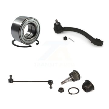 Front Left Bearing Lower Ball Joint Outer Tie Rod End Link Kit For Hyundai Elantra Coupe K77-101109