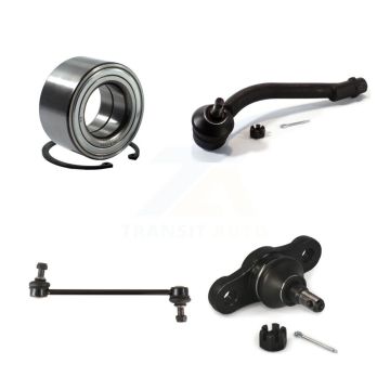 Front Left Bearing Lower Ball Joint Outer Tie Rod Link Kit For Hyundai Elantra Kia Forte K77-101110