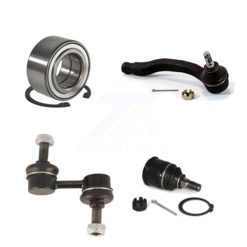 Front Left Bearing Lower Ball Joint Outer Tie Rod & Link Kit For 1999-2000 Honda Civic Si K77-101124