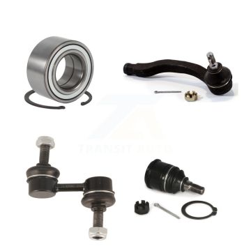 Front Left Wheel Bearing Lower Ball Joint Outer Tie Rod Link Kit For 1997-2001 Honda CR-V K77-101125