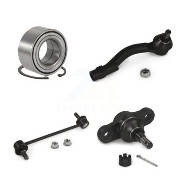 Front Left Wheel Bearing Lower Ball Joint Outer Tie Rod & Link Kit For Hyundai Tucson Kia K77-101127