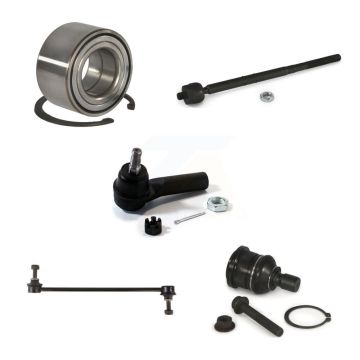 Front Wheel Bearing Lower Ball Joint Tie Rod Link Kit (5Pc) For Ford Escape Mazda Tribute K77-101128
