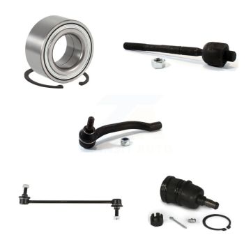 Front Left Bearing Lower Ball Joint Tie Rod End Link Kit (5Pc) For Honda Pilot Acura MDX K77-101136