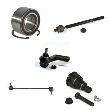 Front Left Wheel Bearing Lower Ball Joint Outer Inner Tie Rod Link Kit (5Pc) For Mazda 5 K77-101137