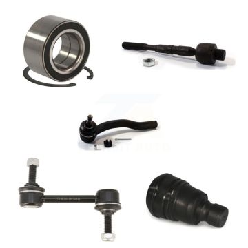 Front Left Bearing Lower Ball Joint Tie Rod End Link Kit (5Pc) For Ford Edge Lincoln MKX K77-101142