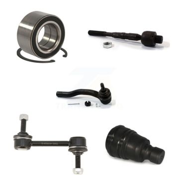 Front Right Bearing Lower Ball Joint Tie Rod End Link Kit (5Pc) For Ford Edge Lincoln MKX K77-101147