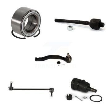 Front Right Bearing Lower Ball Joint Tie Rod End Link Kit (5Pc) For Honda Pilot Acura MDX K77-101152