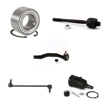 Front Right Bearing Lower Ball Joint Tie Rod End Link Kit (5Pc) For Honda Pilot Acura MDX K77-101153