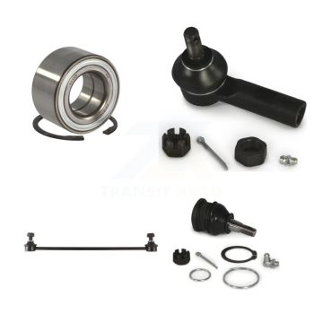 Front Bearing Lower Ball Joint Outer Tie Rod & Link Kit For Toyota Yaris Prius C Scion xD K77-101157