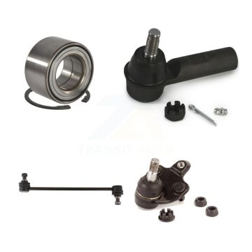 Front Bearing Lower Ball Joint Outer Tie Rod & Link Kit For Toyota Corolla Matrix Pontiac K77-101165