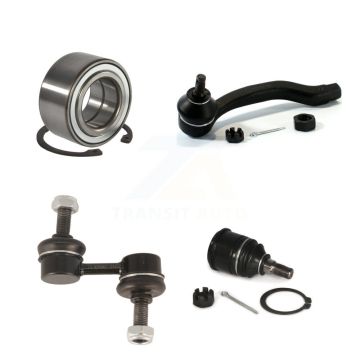 Front Right Bearing Lower Ball Joint Outer Tie Rod Link Kit For 1999-2000 Honda Civic Si K77-101171