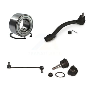 Front Right Bearing Lower Ball Joint Outer Tie Rod Link Kit For Hyundai Elantra GT Coupe K77-101177
