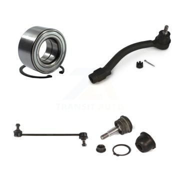 Front Right Bearing Lower Ball Joint Outer Tie Rod End Link Kit For Hyundai Elantra Coupe K77-101178