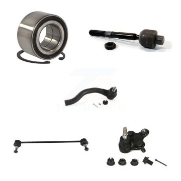 Front Right Bearing Lower Ball Joint Tie Rod End Link Kit (5Pc) For Honda Civic Acura ILX K77-101202