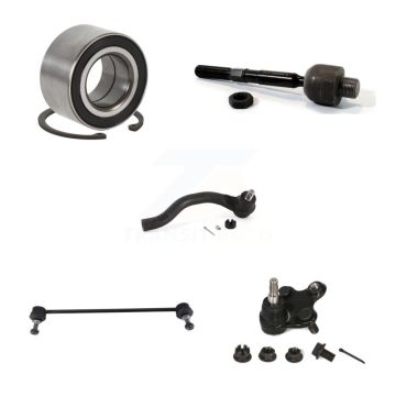 Front Right Bearing Lower Ball Joint Tie Rod End Link Kit (5Pc) For Honda Civic Acura ILX K77-101203