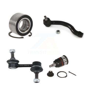 Front Right Wheel Bearing Lower Ball Joint Outer Tie Rod Link Kit For 2004-2006 Acura TL K77-101214