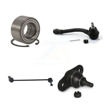 Front Right Bearing Lower Ball Joint Outer Tie Rod & Link Kit For 2006-2011 Kia Rio Rio5 K77-101217