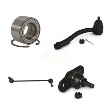 Front Right Bearing Lower Ball Joint Outer Tie Rod & Sway Bar Link Kit For Hyundai Accent K77-101218