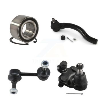 Front Left Bearing Lower Ball Joint Outer Tie Rod End Link Kit For Honda Civic 1.3L 1.8L K77-101225