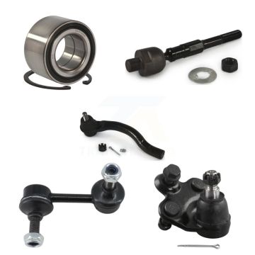 Front Left Bearing Lower Ball Joint Tie Rod Link Kit (5Pc) For 2006-2011 Honda Civic 1.8L K77-101226