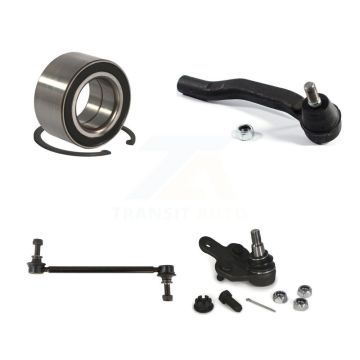 Front Left Bearing Lower Ball Joint Outer Tie Rod & Link Kit For 2004-2010 Toyota Sienna K77-101229