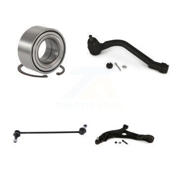 Front Left Bearing Lower Control Arm Outer Tie Rod End Link Kit For Kia Optima GAS engine K77-101235