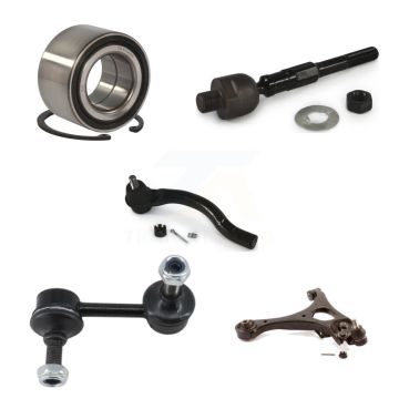 Front Left Bearing Lower Control Arm Tie Rod & Link Kit (5Pc) For 06-11 Honda Civic 1.8L K77-101243