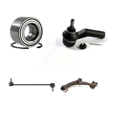 Front Left Bearing Lower Control Arm with Ball Joint Outer Tie Rod & Link Kit For Mazda 3 K77-101250