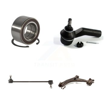 Front Left Bearing Lower Control Arm with BJ Outer Tie Rod & Link Kit For Mazda 3 5 Sport K77-101251