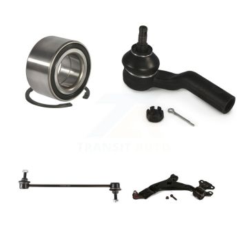 Front Left Bearing Lower Control Arm Outer Tie Rod End Link Kit For 2013-2019 Ford Escape K77-101253