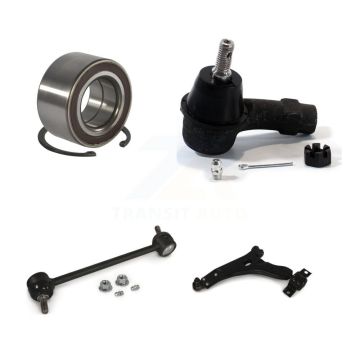 Front Left Bearing Lower Control Arm w/ Ball Joint Outer Tie Rod Link Kit For Ford Focus K77-101257