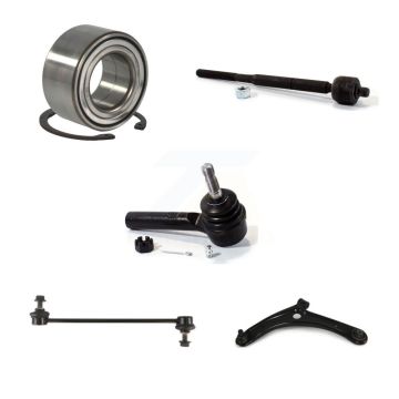 Front Left Bearing Lower Control Arm Tie Rod End Link Kit (5Pc) For Jeep Patriot Compass K77-101265