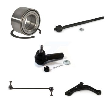 Front Left Bearing Lower Arm Tie Rod Link Kit (5Pc) For Ford Escape Mazda Tribute Mercury K77-101267