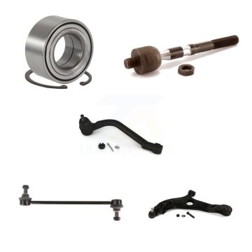 Front Left Bearing Lower Control Arm Tie Rod Link Kit (5Pc) For Kia Optima Hyundai Sonata K77-101270