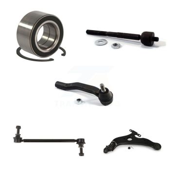 Front Left Bearing Lower Control Arm Tie Rod & Link Kit (5Pc) For 2004-2010 Toyota Sienna K77-101275