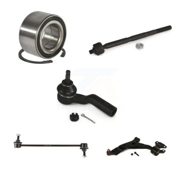 Front Left Bearing Lower Control Arm Tie Rod End Link Kit (5Pc) For 2013-2019 Ford Escape K77-101278
